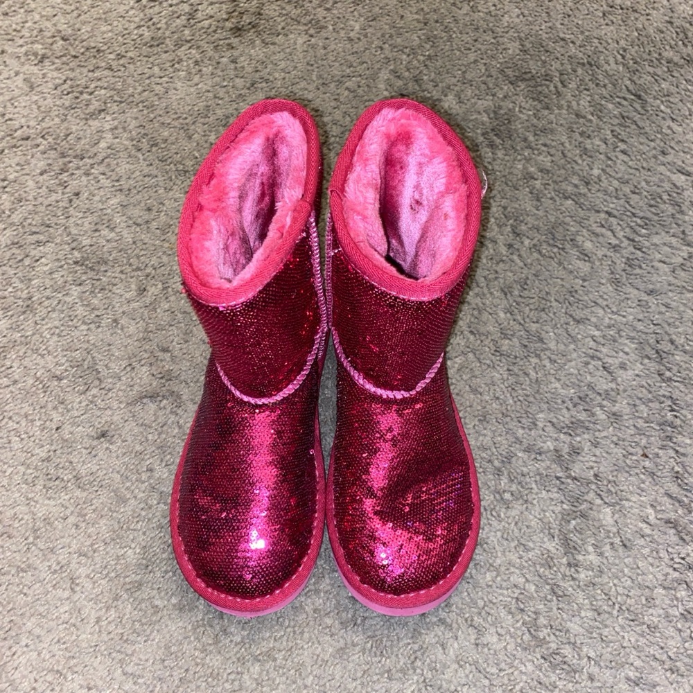 UGG Glittery Pink Sequin Boots